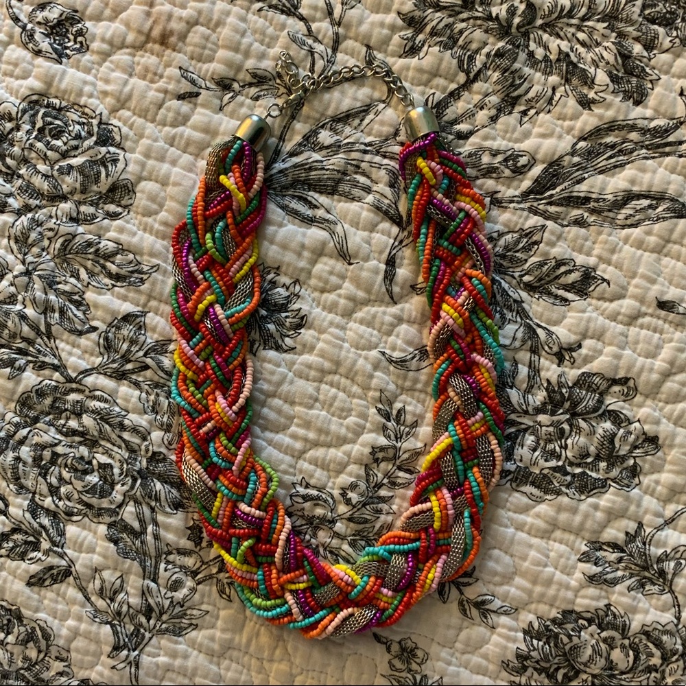 Beaded Weaved Necklace